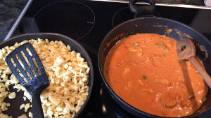 Putengeschnetzeltes mit Sptzel