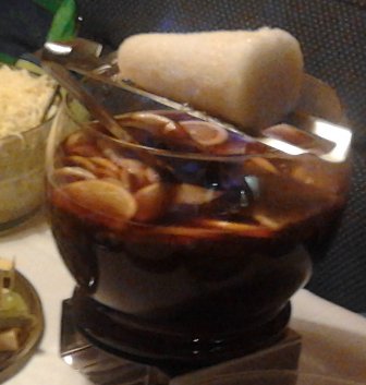 Feuerzangenbowle auf dem Buffet