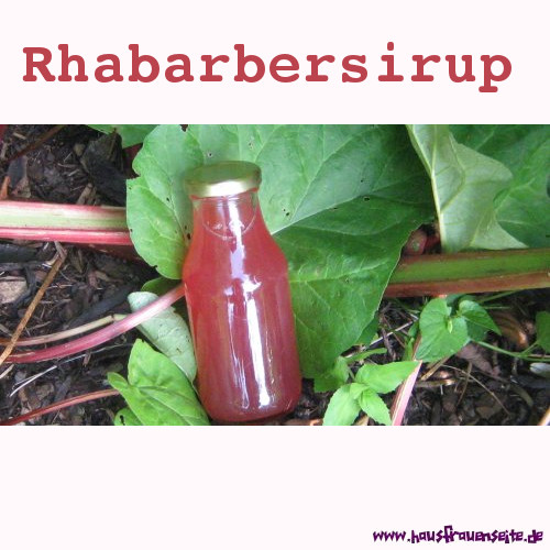 Rhabarbersirup