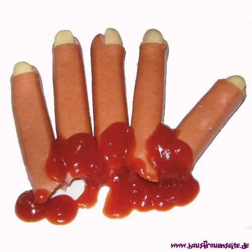 blutige Finger