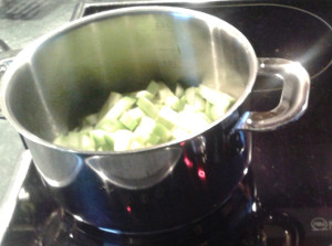 Gurken-Kresse-Suppe kochen