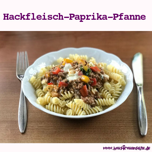 Hackfleisch-Paprika-Pfanne