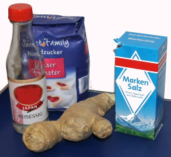 Zutaten fr unser Gari-Rezept