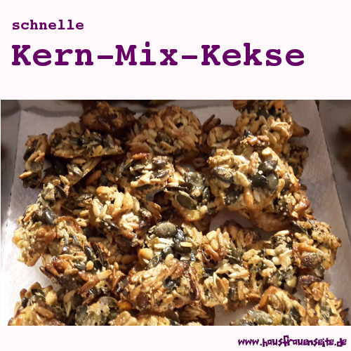 schnelle Kern-Mix-Kekse