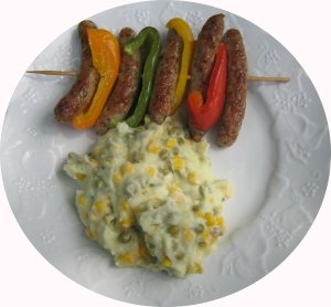 Bratwurstspie mit Pree