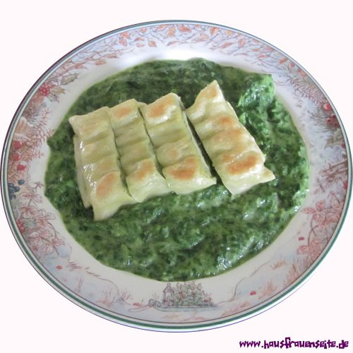 Maultaschen mit Spinat