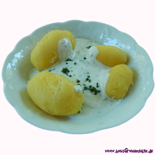 Schnittlauchquark mit Pellkartoffeln