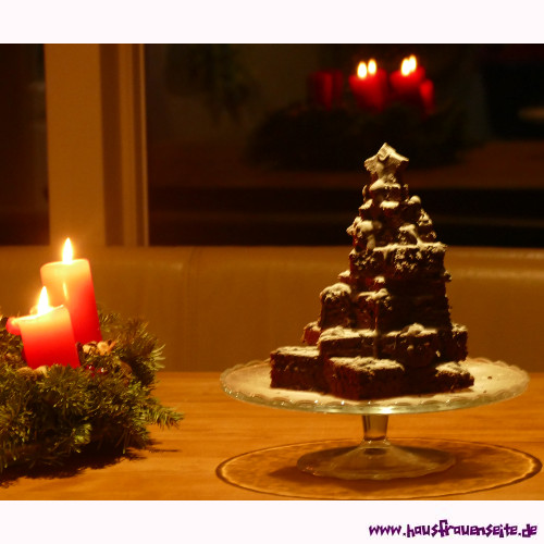 Weihnachtsbaum-Kuchen