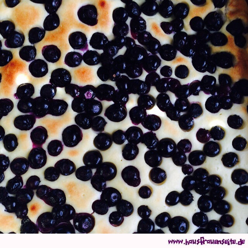 Blaubeer-Mascarpone-Schnitten