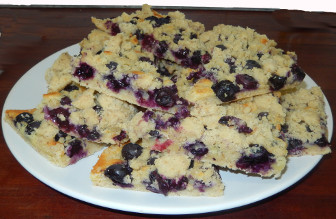 Blaubeerkuchen mit Streusel