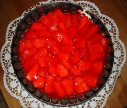 Jessicas Vanille-Erdbeer-Torte