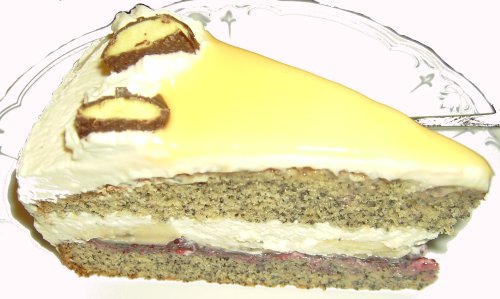 Mohntorte mit Eierlikr