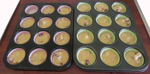 Kirsch-Kokos-Muffins backen