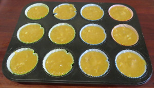 Pumpkinmuffins backen