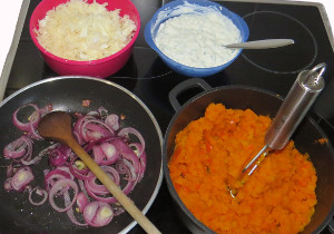 Krbislasagne vegetarisch zubereiten