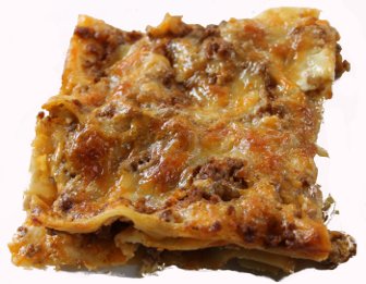 eine Portion Lasagne al Forno