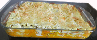 vegetarische Krbis Lasagne