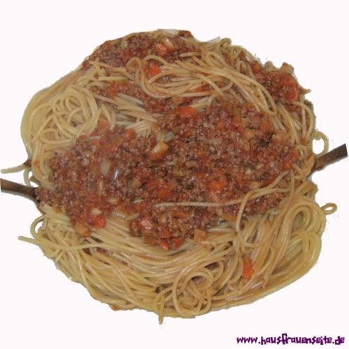 Unsere Spaghetti Bolognese