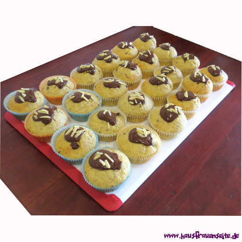 Buttermilchmuffins mit Schokolade