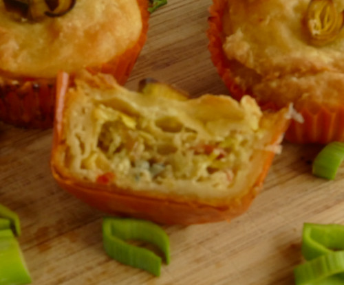 Gorgonzola-Lauch-Muffins