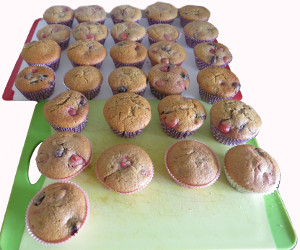 Kirsch-Mandel-Muffins mit l