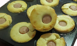 fertige Muffin-Dogs