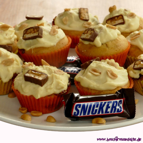 Snickers-Muffins - Rezept mit Bild