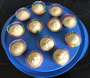 Zitronenmuffins backen