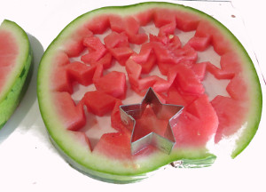Melonensterne machen