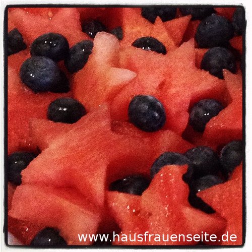 Wassermelonensternsalat bei Instagram