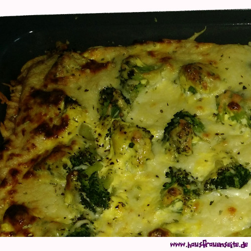 Broccoli-Schinken-Pizza