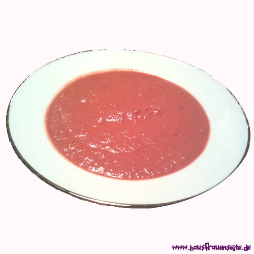 rosa Wurzelgemsesuppe