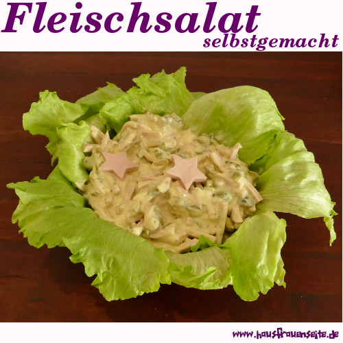 Fleischsalat selbstgemacht