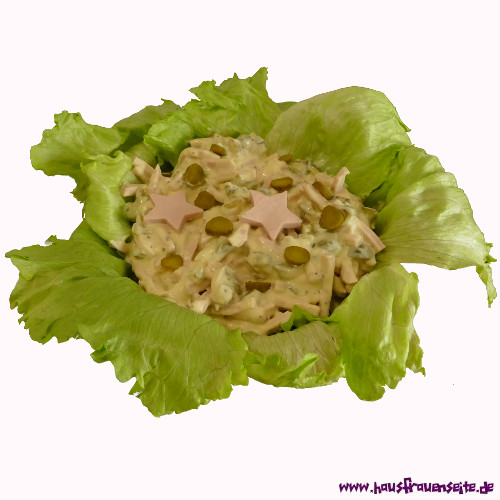 selbstgemachter Fleischsalat