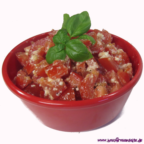 Tomatensalat mit Schafskse