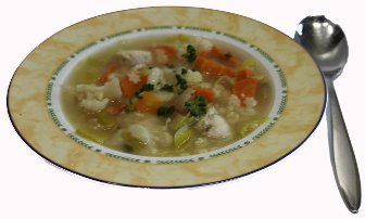 schnelle Hhnersuppe