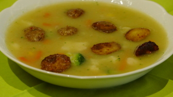 vegane Bratkartoffelsuppe