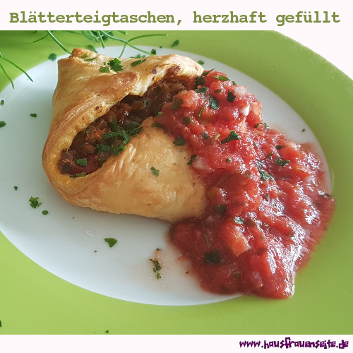 Bltterteigtaschen vegetarisch/vegan