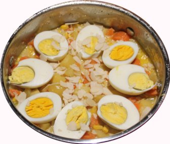 Kartoffel-Mhreneintopf mit Ei